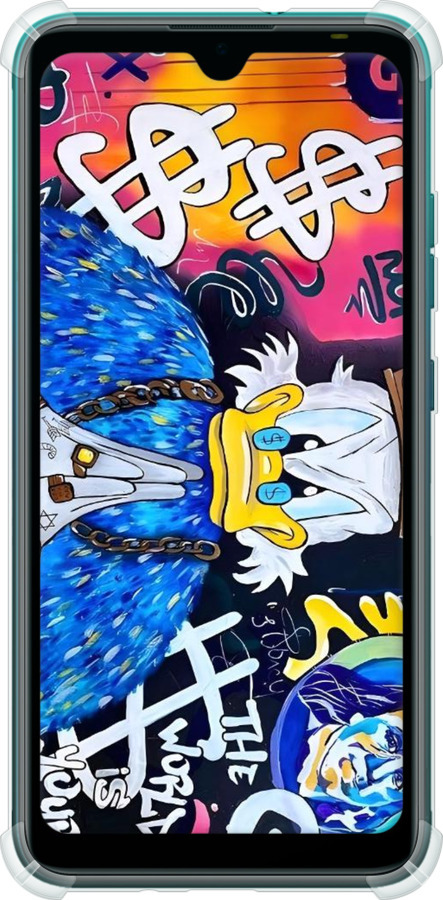 Силикон с усиленными углами чехол Скрудж 2 для Tecno Pop 5 BD2p - 6285sp-2412 изображение 