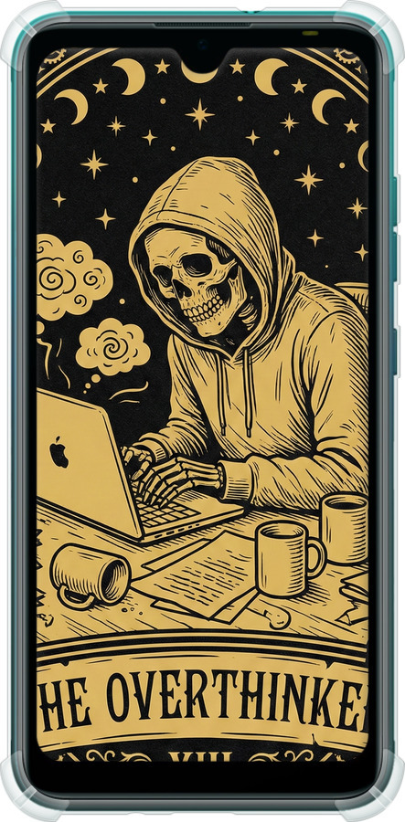 Силіконовий протиударний с посиленими кутами чехол The Overthinker для Tecno Pop 5 BD2p - 6774sp-2412 изображение 