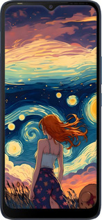 TPU чехол Девушка Арт для Tecno POP 5 LTE BD4 - 6325b-2639 изображение 