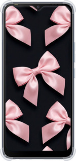 Силіконовий протиударний с посиленими кутами чехол Coquette Ribbons Dark Coquette для Tecno POP 5 LTE BD4 - 6767sp-2639 изображение 