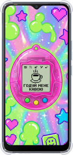 Силіконовий протиударний с посиленими кутами чехол Y2K Aesthetic Retro Pet: Годуй мене кавою для Tecno POP 5 LTE BD4 - 6784sp-2639 изображение 