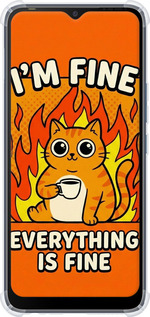 Силіконовий протиударний с посиленими кутами чехол Funny Cat для Tecno POP 5 LTE BD4 - 6786sp-2639 изображение 