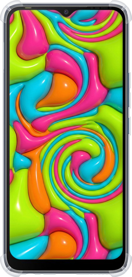 Силіконовий протиударний с посиленими кутами чехол Y2K Jelly Dream для Tecno POP 5 LTE BD4 - 6780sp-2639 изображение 