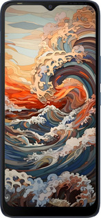 Силіконовий чехол Арт хвилі для Tecno POP 5 LTE BD4 - 6324u-2639 изображение 