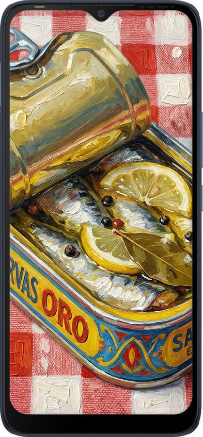 Силіконовий чехол Vintage Sardine Tin Phone для Tecno POP 5 LTE BD4 - 6772u-2639 изображение 