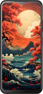 Силіконовий чехол Природа Японії для Tecno POP 6 Pro BE8 - 6327u-2929 изображение 