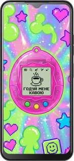 Силиконовый чехол Y2K Aesthetic Retro Pet: Годуй мене кавою для Tecno POP 6 Pro BE8 - 6784u-2929 изображение 