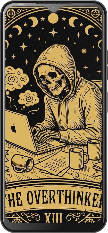 Силиконовый чехол The Overthinker для Tecno POP 6 Pro BE8 - 6774u-2929 изображение 