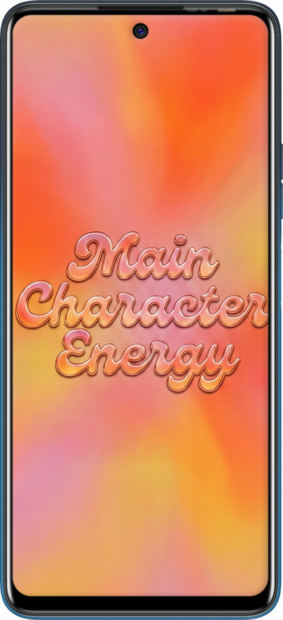 Силиконовый чехол Aura Gradient Main Character Energy Aesthetic Y2K для Tecno Pova 2 - 6783u-2649 изображение 