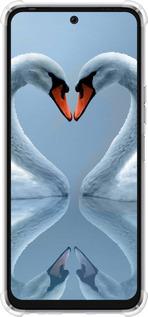 Силикон с усиленными углами чехол Лебеди для Tecno Pova 4 LG7n - 6007sp-2967 изображение 