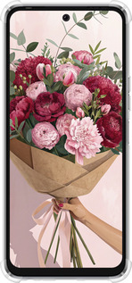 Силикон с усиленными углами чехол Пионы 1 для Tecno Pova 4 LG7n - 6705sp-2967 изображение 