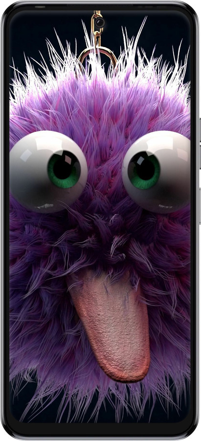 Силиконовый чехол Пушистик для Tecno Pova 4 LG7n - 6017u-2967 изображение 