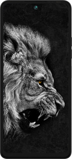 Силиконовый чехол Лев для Tecno Pova 5 - 1080u-3139 изображение 