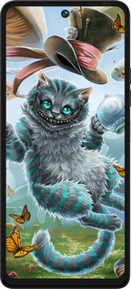 Силиконовый чехол Чеширский кот 2 для Tecno Pova 5 - 3993u-3139 изображение 