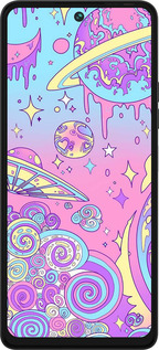 Силиконовый чехол Розовая галактика для Tecno Pova 5 - 4146u-3139 изображение 