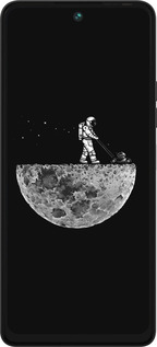 Силиконовый чехол Moon in dark для Tecno Pova 5 - 4176u-3139 изображение 