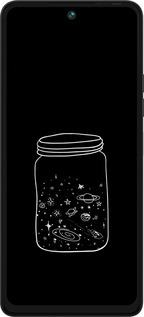 Силіконовий чехол Космос в банці для Tecno Pova 5 - 4297u-3139 изображение 