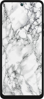 Силиконовый чехол Мрамор белый для Tecno Pova 5 - 4480u-3139 изображение 