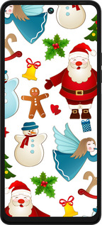 Силіконовий чехол Новорічний 1 для Tecno Pova 5 - 4614u-3139 изображение 