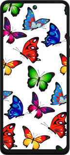 Силиконовый чехол Красочные мотыльки для Tecno Pova 5 - 4761u-3139 изображение 