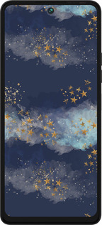Силиконовый чехол Ночь золотые звезды для Tecno Pova 5 - 5421u-3139 изображение 