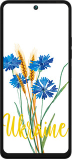 Силиконовый чехол Ukraine v2 для Tecno Pova 5 - 5445u-3139 изображение 