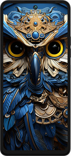 Силиконовый чехол Сова v2 для Tecno Pova 5 - 5649u-3139 изображение 