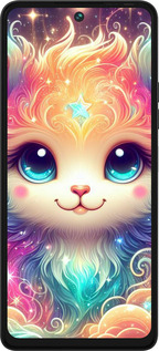 Силиконовый чехол Сказочный котенок для Tecno Pova 5 - 5813u-3139 изображение 