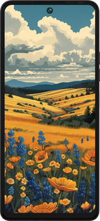 Силиконовый чехол Украинское поле для Tecno Pova 5 - 6082u-3139 изображение 