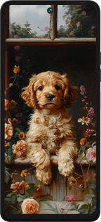 Силиконовый чехол Щенок cocker spaniel для Tecno Pova 5 - 6136u-3139 изображение 