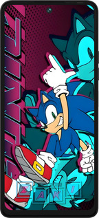 Силіконовий чехол Соник для Tecno Pova 5 - 6284u-3139 изображение 