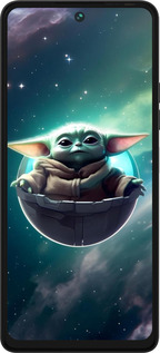 Силиконовый чехол Малышь йода для Tecno Pova 5 - 6294u-3139 изображение 