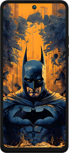 Силіконовий чехол Бетмен для Tecno Pova 5 - 6335u-3139 изображение 