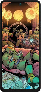 Силиконовый чехол Черепашки нинзя для Tecno Pova 5 - 6346u-3139 изображение 