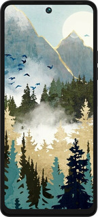 Силіконовий чехол Із зображенням лісового пейзажу для Tecno Pova 5 - 6548u-3139 изображение 