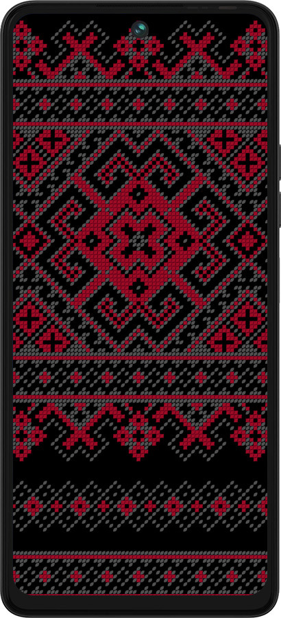 Силиконовый чехол Вышиванка 52 для Tecno Pova 5 - 1763u-3139 изображение 