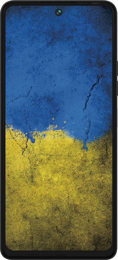 Силиконовый чехол Флаг Украины 2 для Tecno Pova 5 - 401u-3139 изображение 