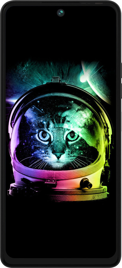 Силиконовый чехол Кот-астронавт для Tecno Pova 5 - 4154u-3139 изображение 