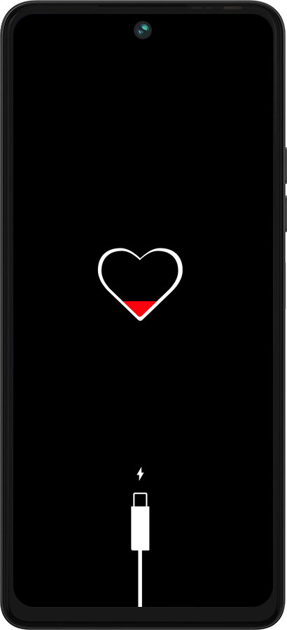 Силіконовий чехол Підзарядка серця для Tecno Pova 5 - 4274u-3139 изображение 