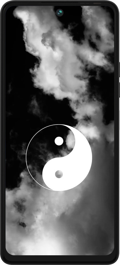 Силіконовий чехол Інь і янь для Tecno Pova 5 - 4389u-3139 изображение 