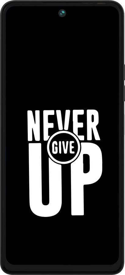 Силиконовый чехол Никогда не сдавайся для Tecno Pova 5 - 4572u-3139 изображение 