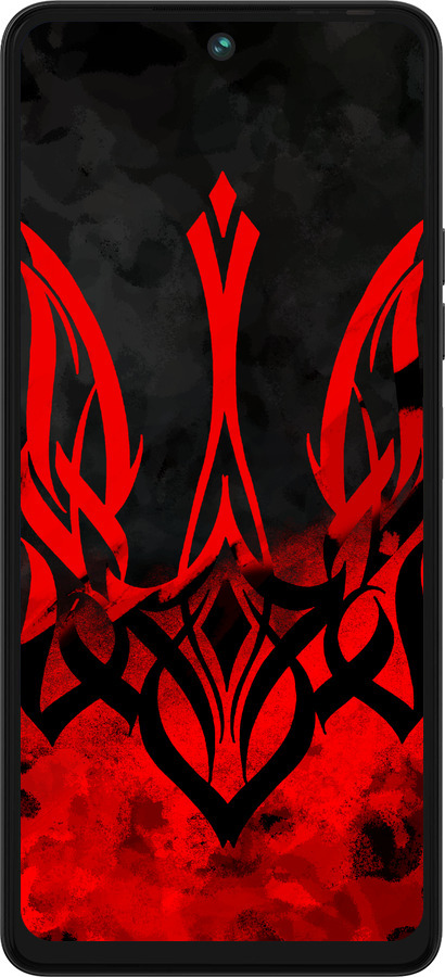 Силиконовый чехол Герб Украины v2 для Tecno Pova 5 - 5312u-3139 изображение 