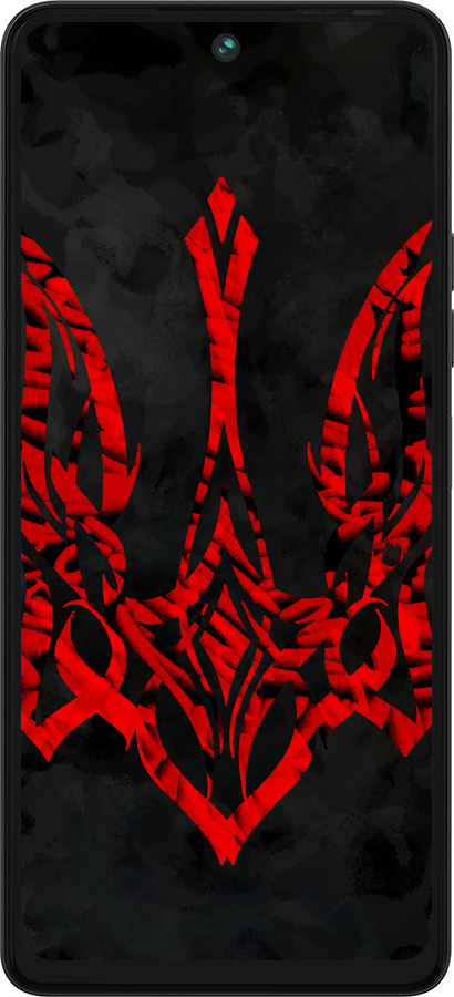 Силиконовый чехол Герб Украины v4 для Tecno Pova 5 - 5319u-3139 изображение 