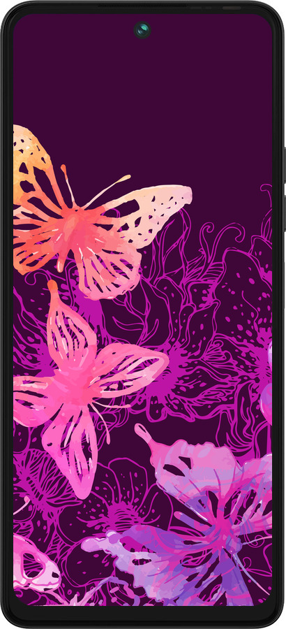 Силіконовий чехол Метелики v2 для Tecno Pova 5 - 5475u-3139 изображение 