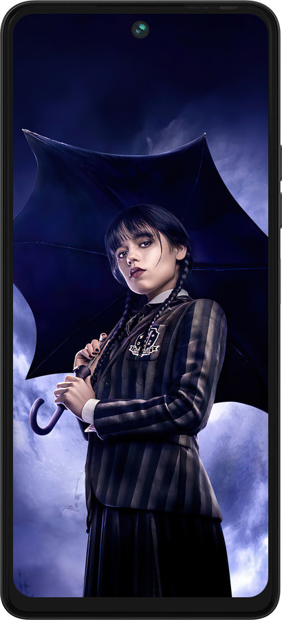 Силіконовий чехол Wednesday v2 для Tecno Pova 5 - 5516u-3139 изображение 