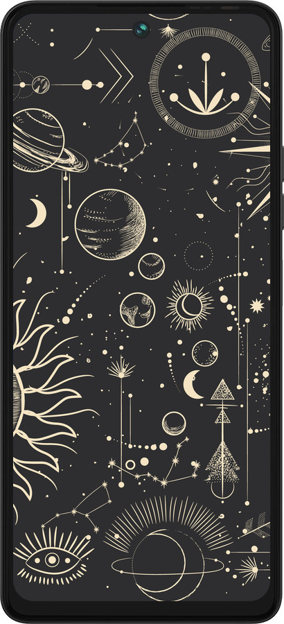 Силіконовий чехол Фаза місяця для Tecno Pova 5 - 5605u-3139 изображение 