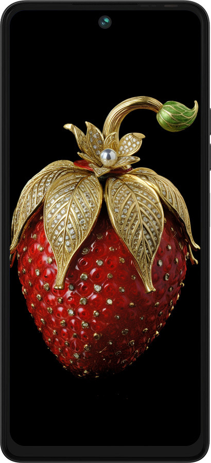 Силиконовый чехол Клубника v3 для Tecno Pova 5 - 5638u-3139 изображение 