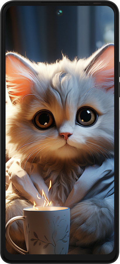 Силиконовый чехол White cat для Tecno Pova 5 - 5646u-3139 изображение 