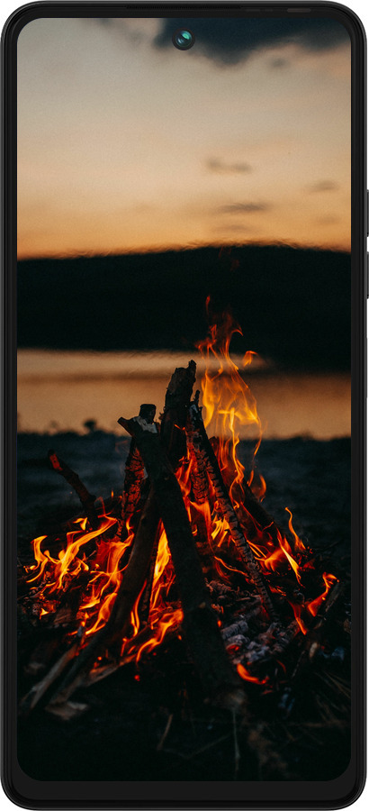 Силиконовый чехол Огонь для Tecno Pova 5 - 6021u-3139 изображение 