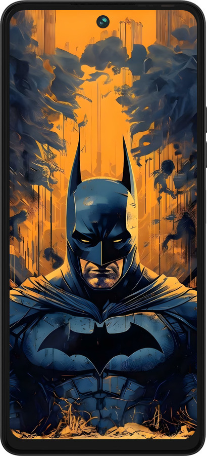 Силіконовий чехол Бетмен для Tecno Pova 5 - 6335u-3139 изображение 